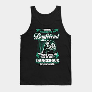 protecting girlfriend gift for your girlfriend love valentines day Tank Top